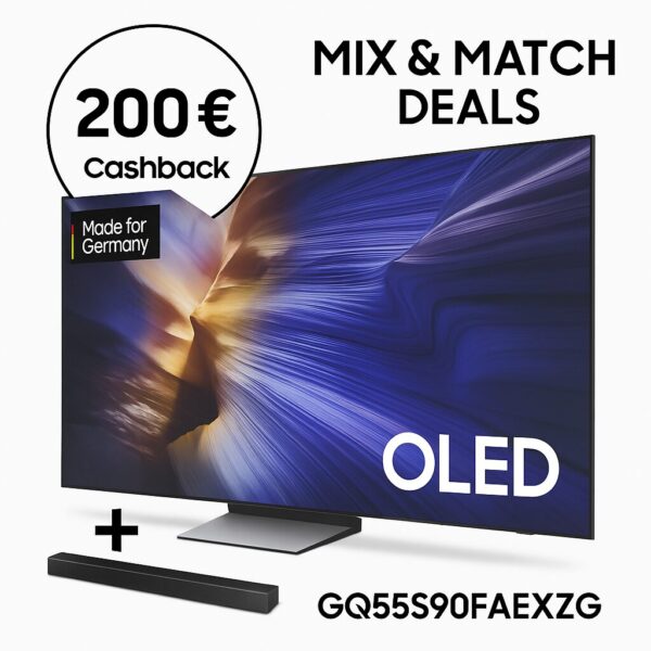 Samsung GQ55S90FAEXZG (2025) - 55 Zoll 4K OLED Vision AI Smart TV