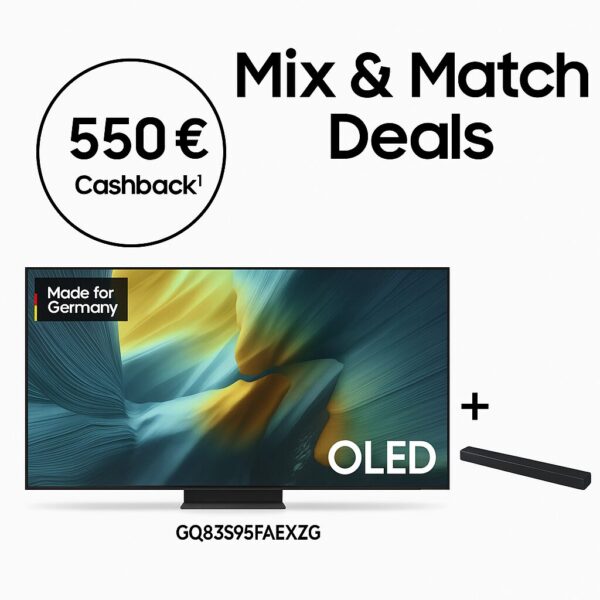 Samsung GQ83S95FAEXZG (2025) - 83 Zoll 4K OLED Vision AI Smart TV
