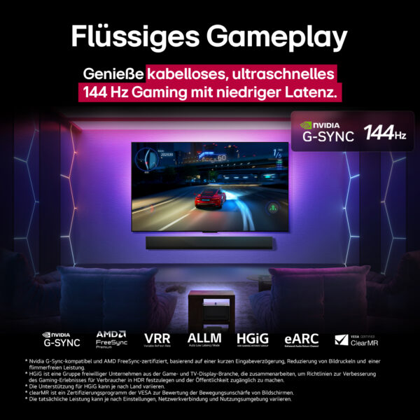 LG OLED65M59LA – 65" 4K OLED evo M5 (2025) mit Zero Connect & Wandhalterung – Bild 15