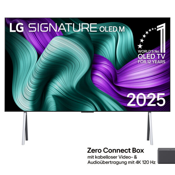 LG OLED97M59LA – 97" 4K OLED evo M5 (2025) mit Zero Connect & Wandhalterung