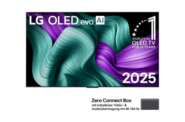 LG OLED83M59LA – 83" 4K OLED evo M5 (2025) mit Zero Connect & Wandhalterung