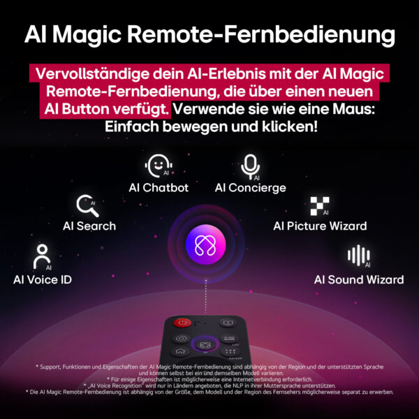 LG OLED83M59LA – 83" 4K OLED evo M5 (2025) mit Zero Connect & Wandhalterung – Bild 9