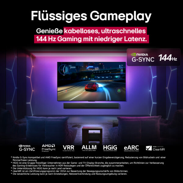 LG OLED83M59LA – 83" 4K OLED evo M5 (2025) mit Zero Connect & Wandhalterung – Bild 15