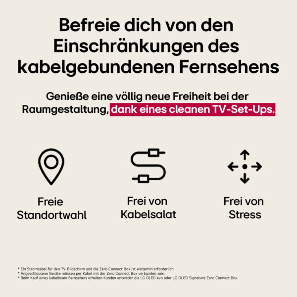 LG OLED83M59LA – 83" 4K OLED evo M5 (2025) mit Zero Connect & Wandhalterung – Bild 14