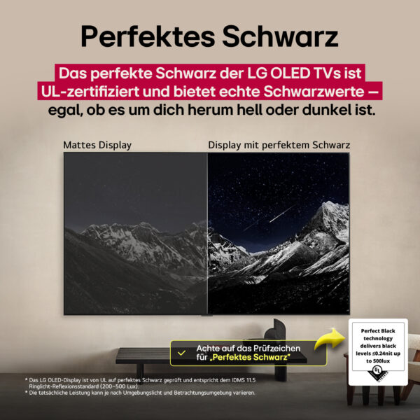 LG OLED83M59LA – 83" 4K OLED evo M5 (2025) mit Zero Connect & Wandhalterung – Bild 11