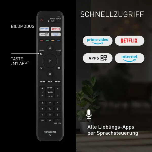Panasonic TV-50W85BEZ (2025) – 50 Zoll Full Array LED 4K Fernseher mit Fire TV – Bild 5