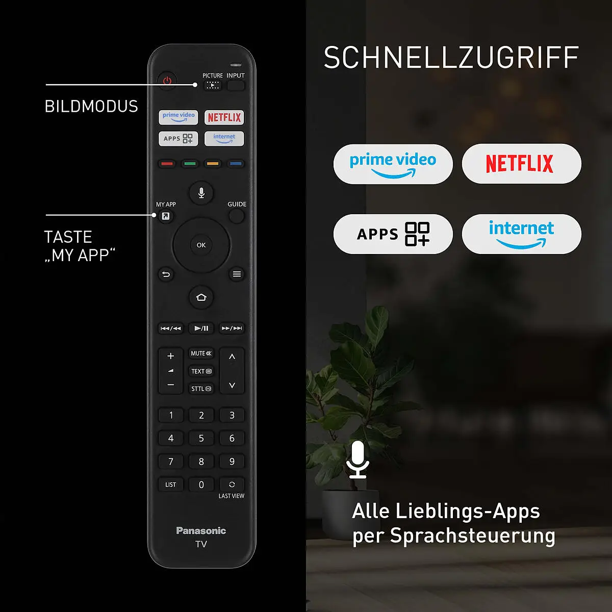 Panasonic TV-50W85BEZ (2025) – 50 Zoll Full Array LED 4K Fernseher mit Fire TV – Bild 5