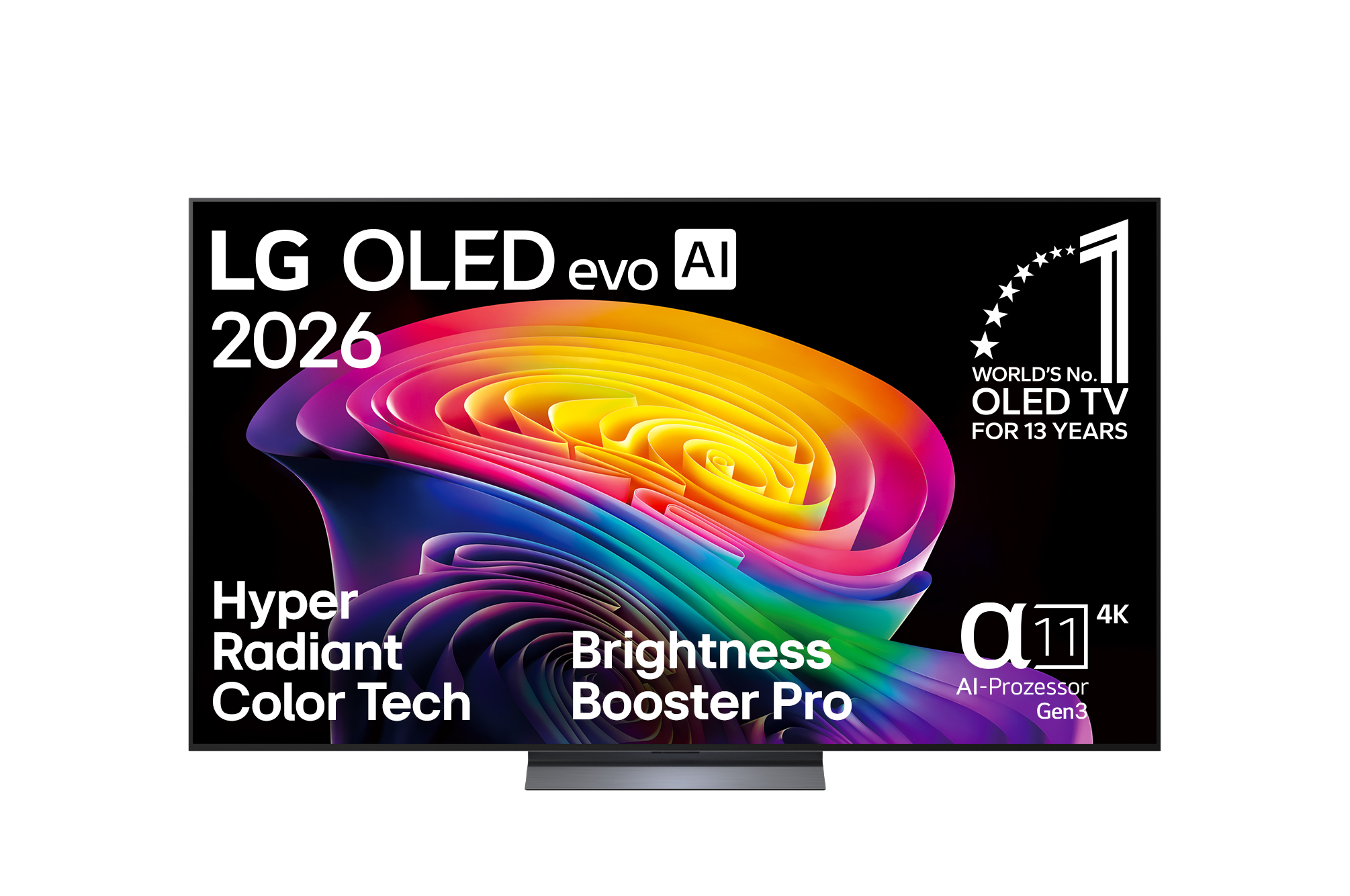 LG OLED77C68LA.AEU – 77 Zoll 4K OLED evo AI TV C6 inkl. Standfuß