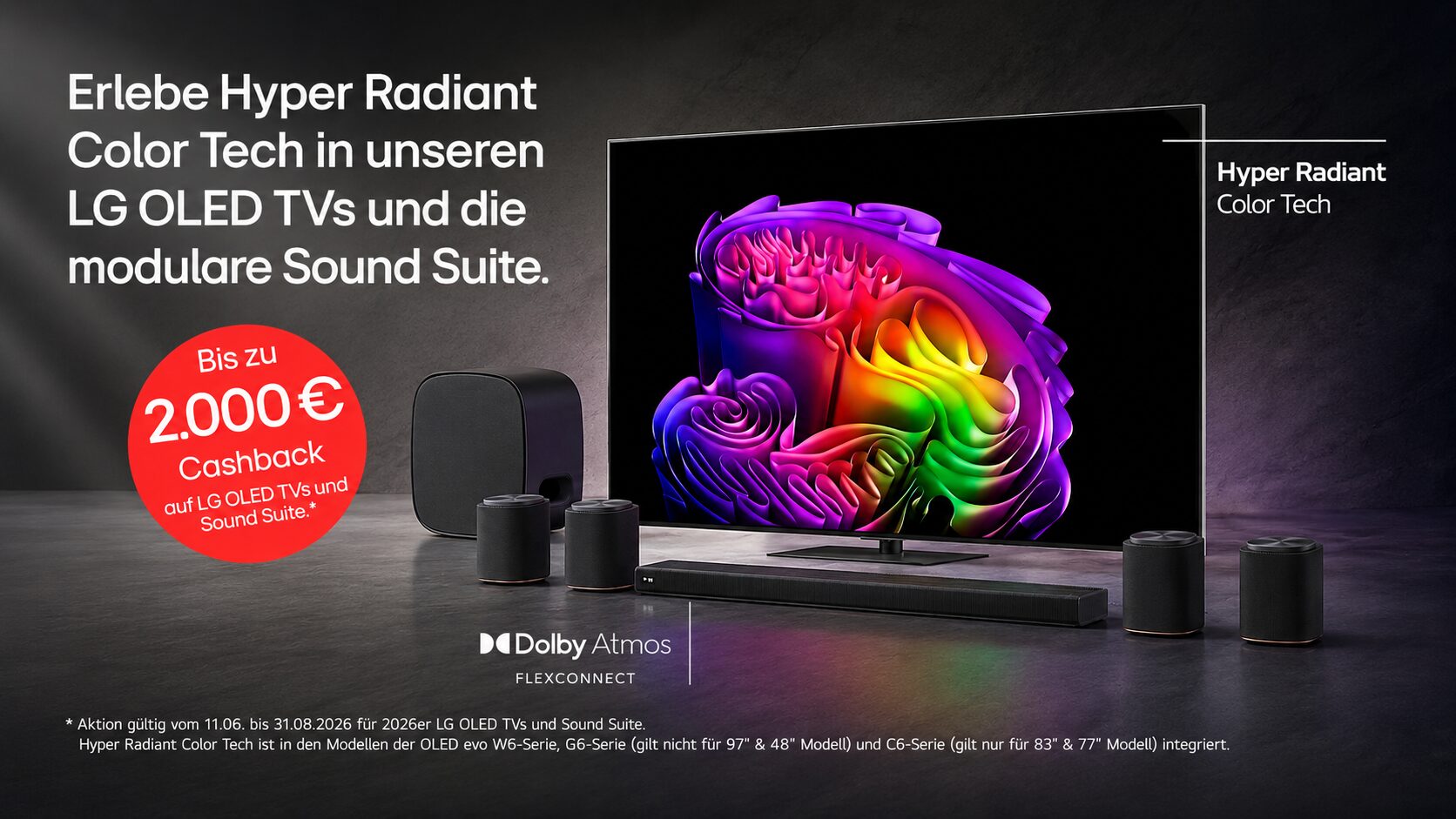 LG OLED und Sound Suite 2026 Cashback Aktion bei Atlas Vision Store München