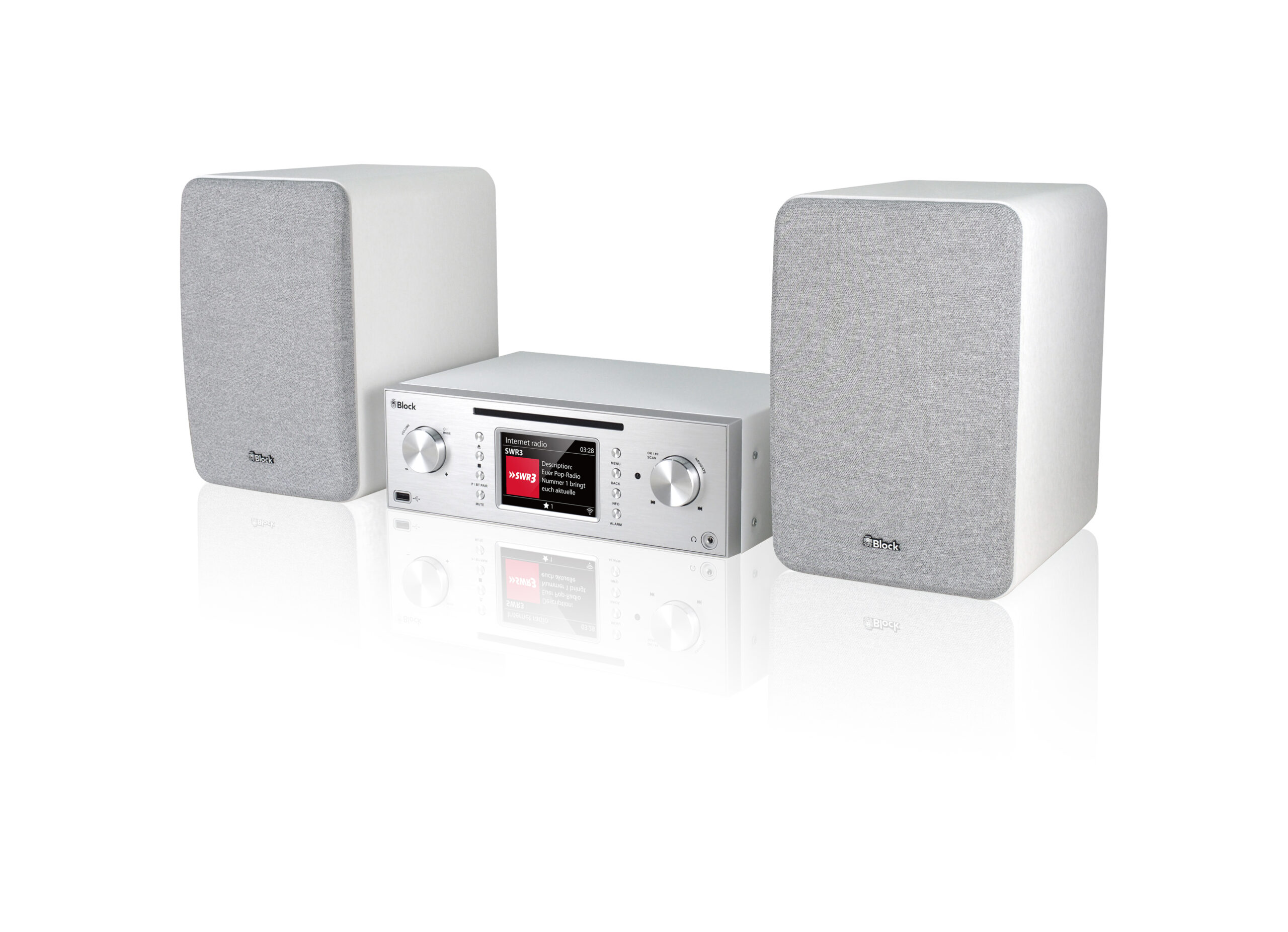 Audioblock MHF-50 – Weiß