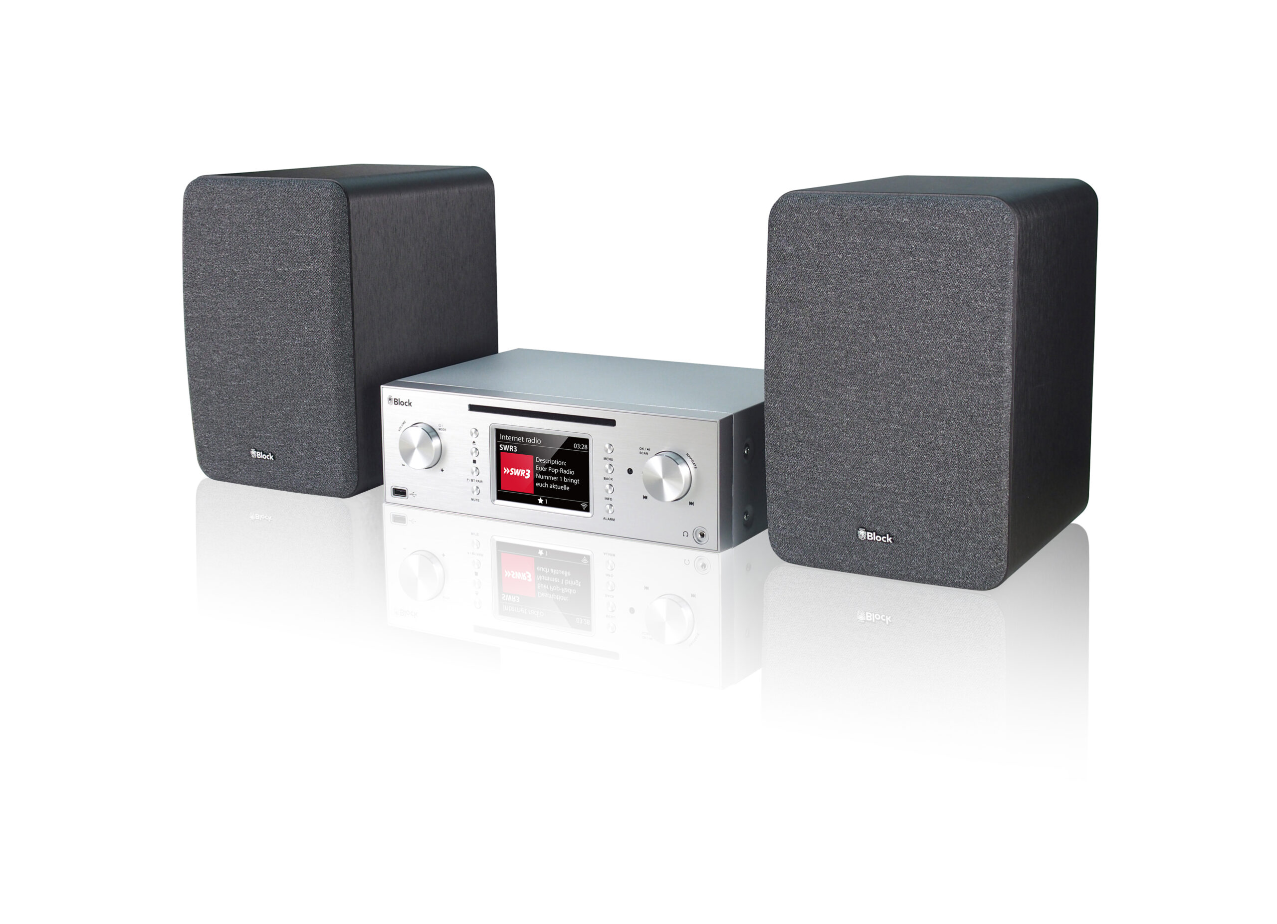 Audioblock MHF-50 – Silber