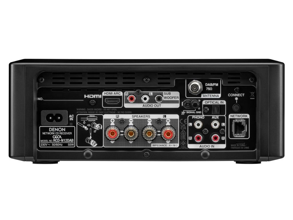 Denon RCD-N12DAB Schwarz – CEOL Netzwerk-CD-Receiver – Bild 2