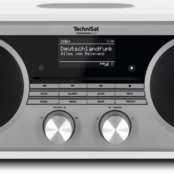 TechniSat DIGITRADIO 602 – Weiß/silber