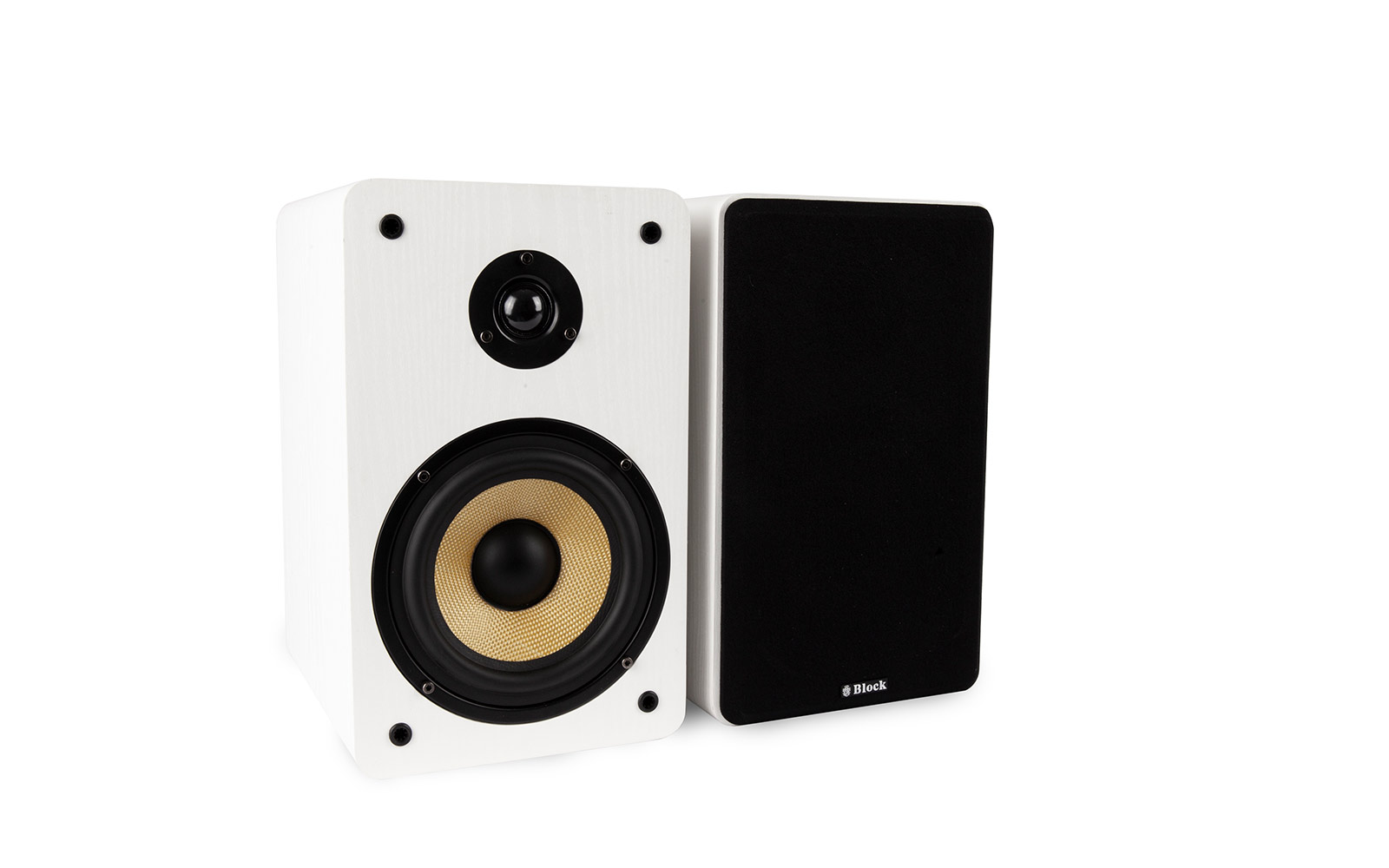 Audioblock S-250 – Weiß (Paar)
