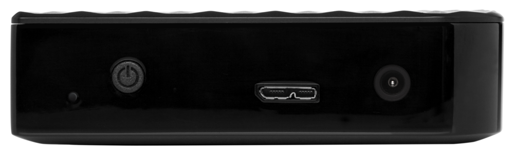 Verbatim Store ’n’ Save 2 TB 47683 – Rückseite mit Anschlüssen