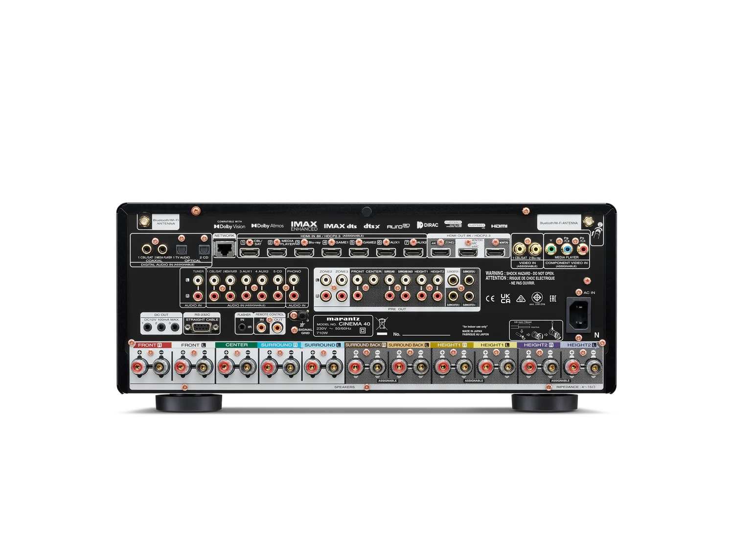 Marantz CINEMA 40 Schwarz – 9.4-Kanal AV-Verstärker – Bild 3
