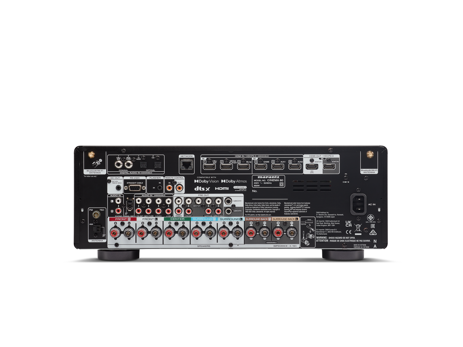 Marantz CINEMA 60 Schwarz – 7.2-Kanal AV-Receiver – Bild 3