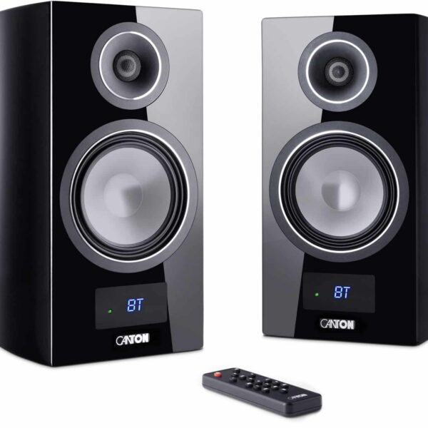 Canton Smart Vento 3 S2 – Schwarz Hochglanz | Aktiv-Regallautsprecher