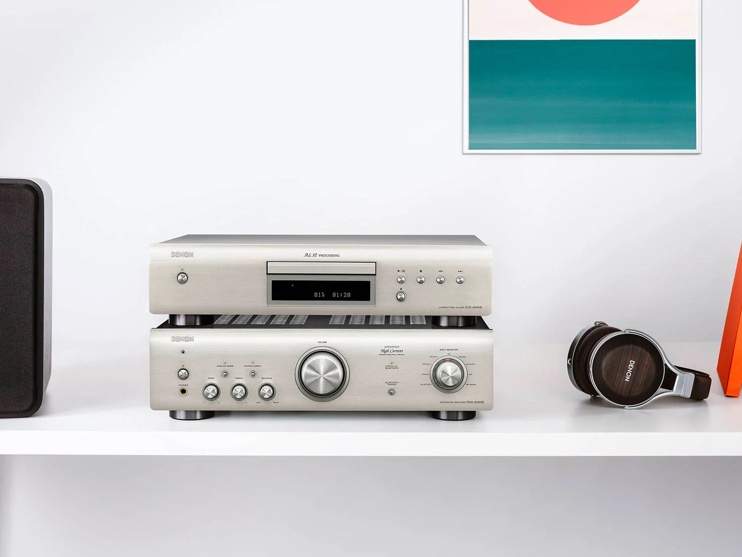 Denon DCD-600NE Silber – CD-Player mit AL32 Processing – Bild 4
