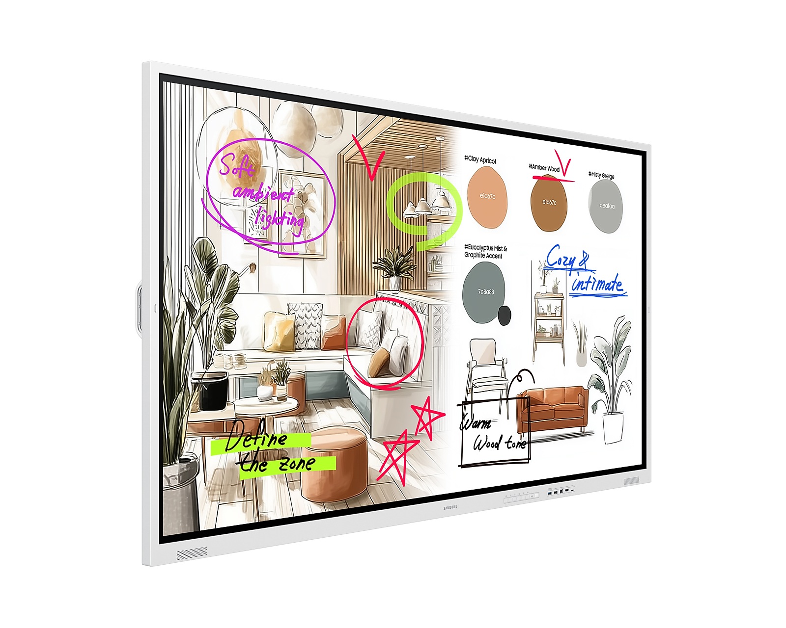 Samsung Flip WMFX WM85FX – 85 Zoll 4K Touch-Display – Bild 2