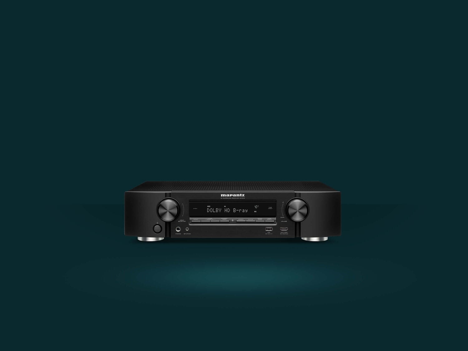 Marantz NR1510 Schwarz – Slimline 5.2-Kanal AV-Receiver – Bild 2