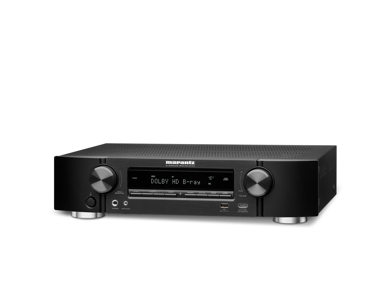 Marantz NR1510 Schwarz – Slimline 5.2-Kanal AV-Receiver – Bild 4