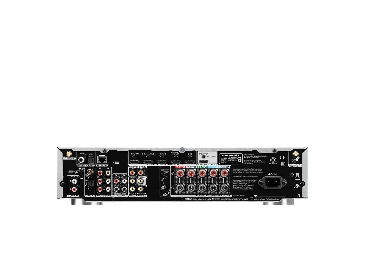 Marantz NR1510 Schwarz – Slimline 5.2-Kanal AV-Receiver – Bild 3