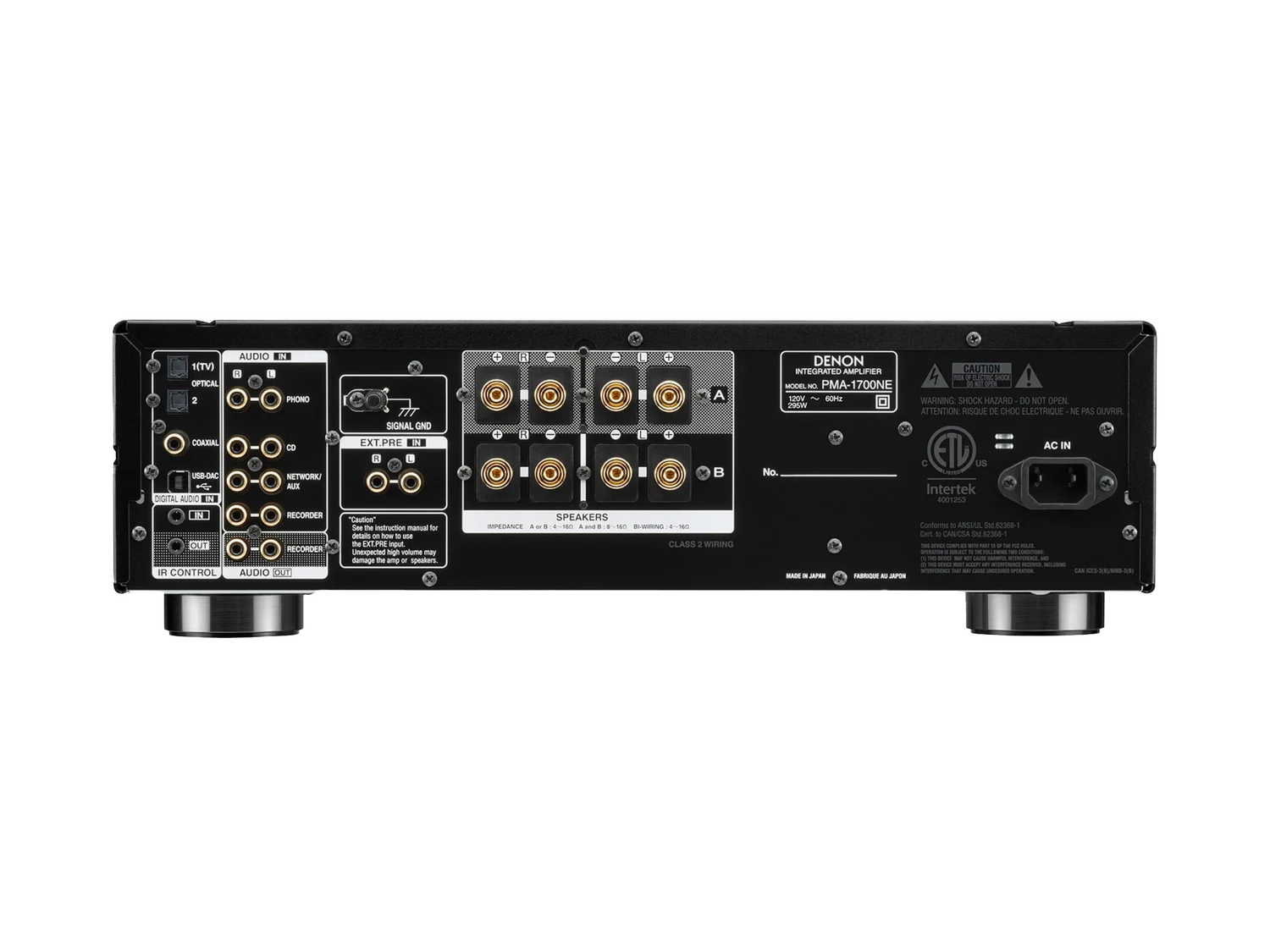 Denon PMA-1700NE Schwarz – Stereo-Vollverstärker mit USB-DAC – Bild 3