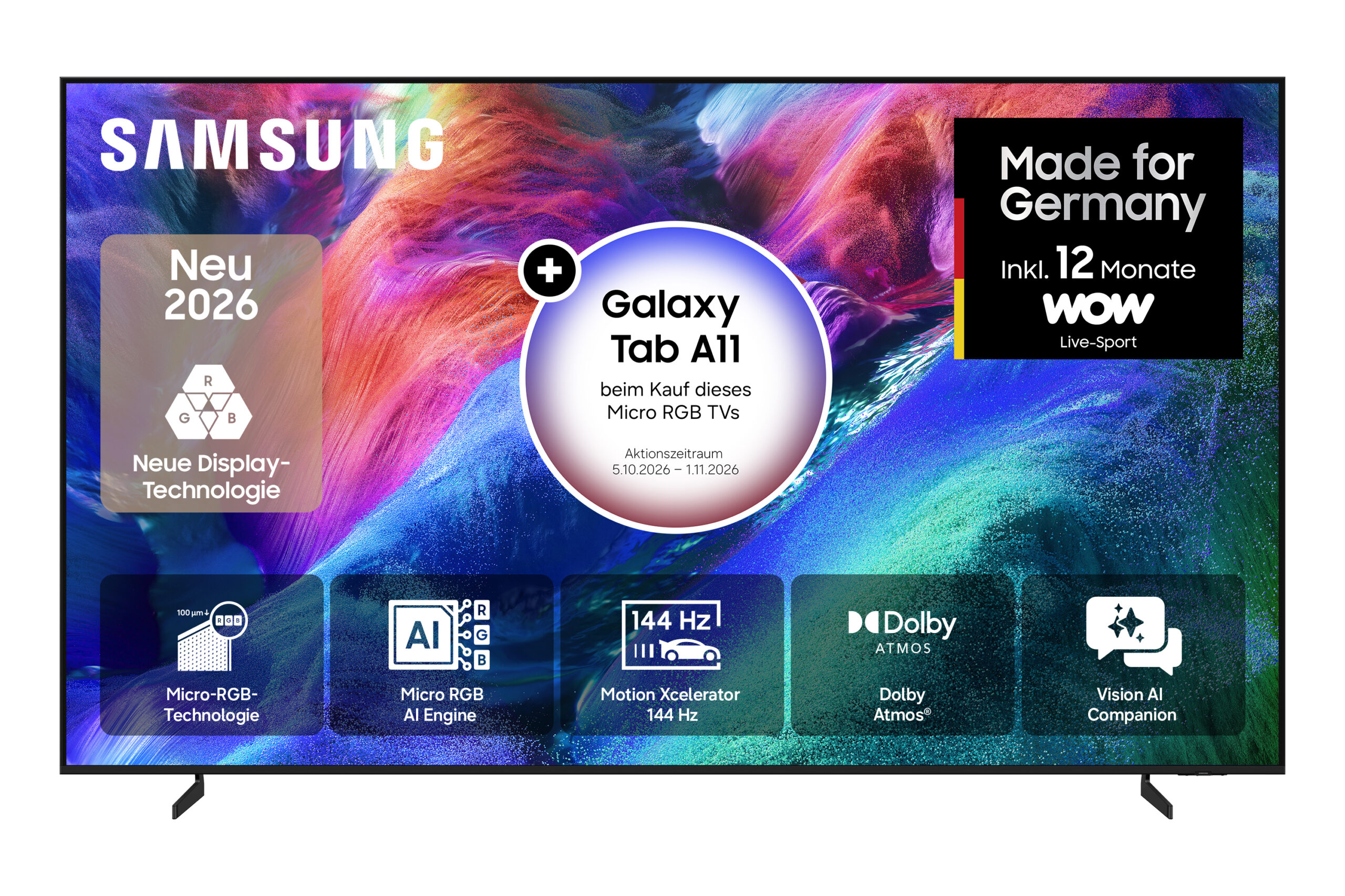 Samsung GMR100R85HUXZG – 100" Micro RGB R85H Vision AI Smart TV (2026)
