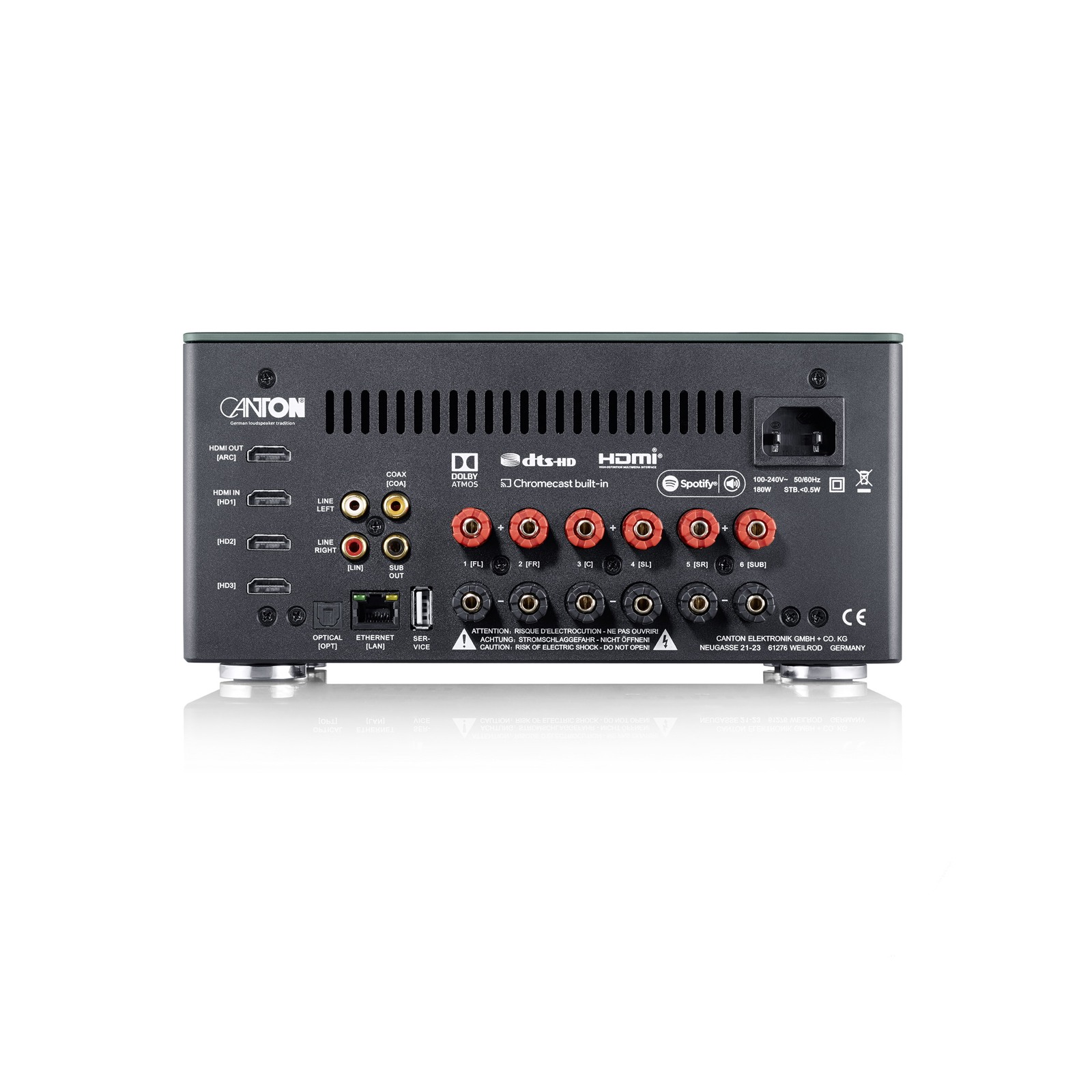 Canton Smart Amp 5.1 S2 – Schwarz | AV-Verstärker – Bild 4