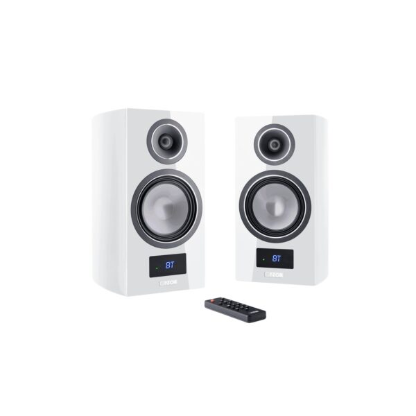 Canton Smart Vento 3 S2 – Weiß Hochglanz | Aktiv-Regallautsprecher (Paar)