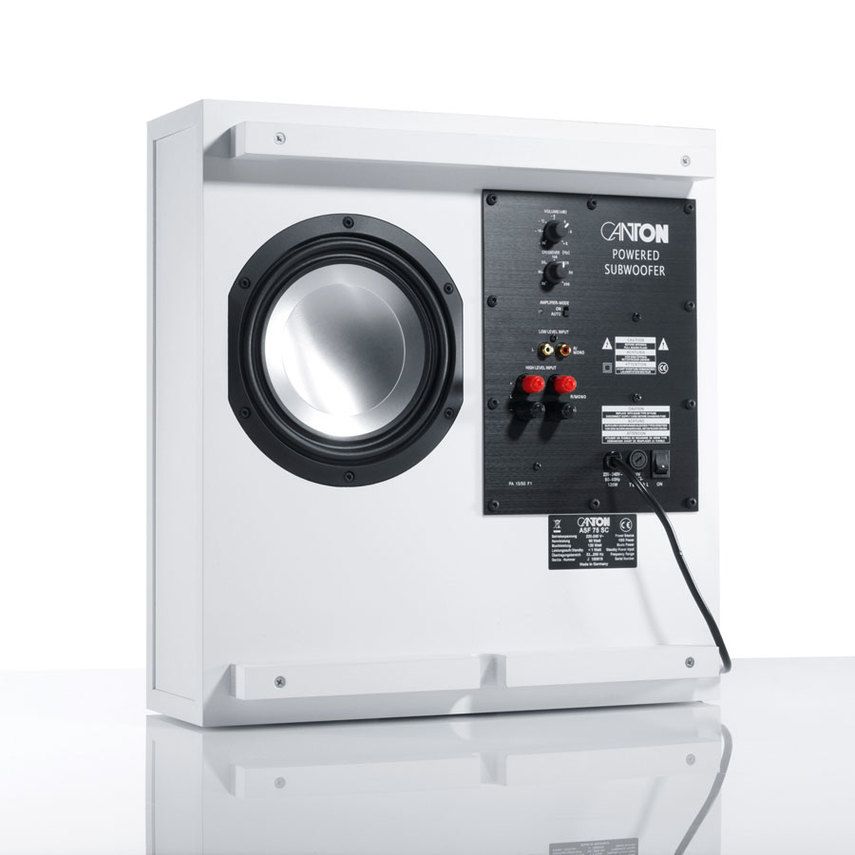 Canton ASF 75 SC – Weiß | Aktiv-Subwoofer