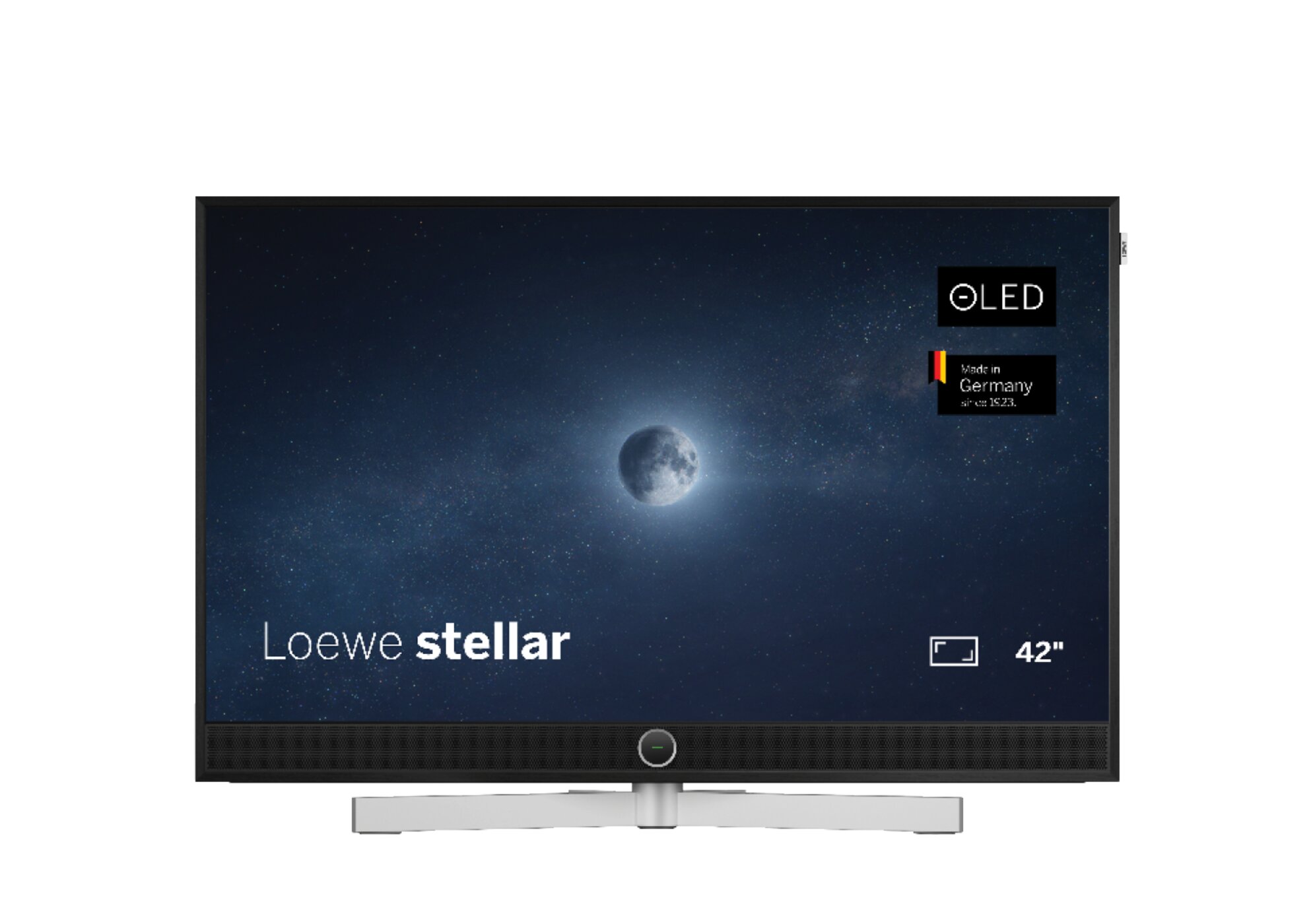 Loewe stellar 42 dr+ VIDAA alu black + lava – 42 Zoll OLED-TV