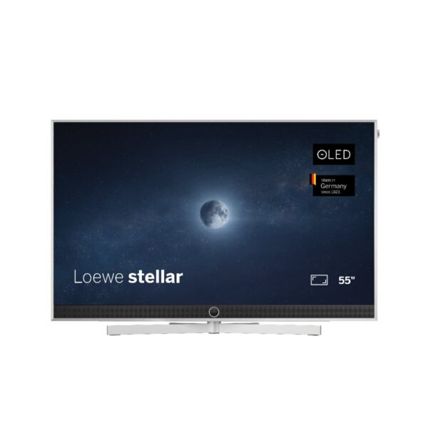 Loewe stellar 55 dr+ VIDAA alu brushed + concrete – 55 Zoll OLED-TV