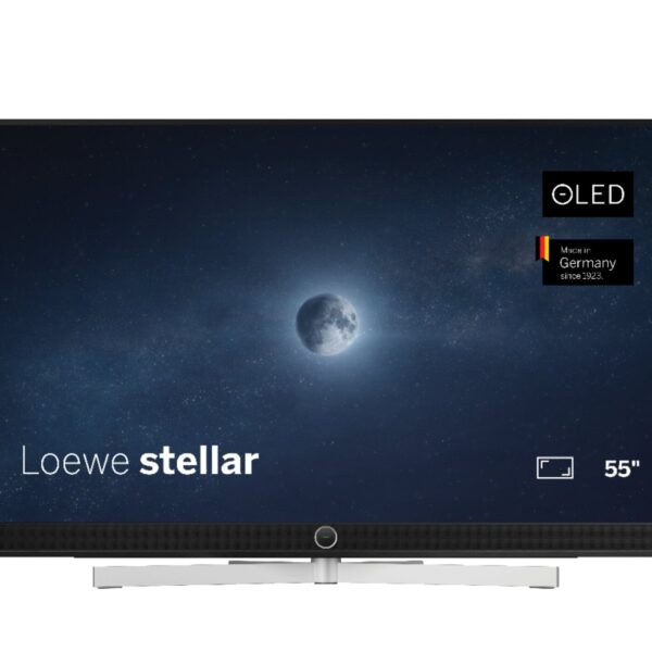 Loewe stellar 55 dr+ VIDAA alu black + lava – 55 Zoll OLED-TV