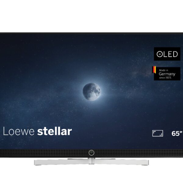 Loewe stellar 65 dr+ VIDAA alu black + lava – 65 Zoll OLED-TV