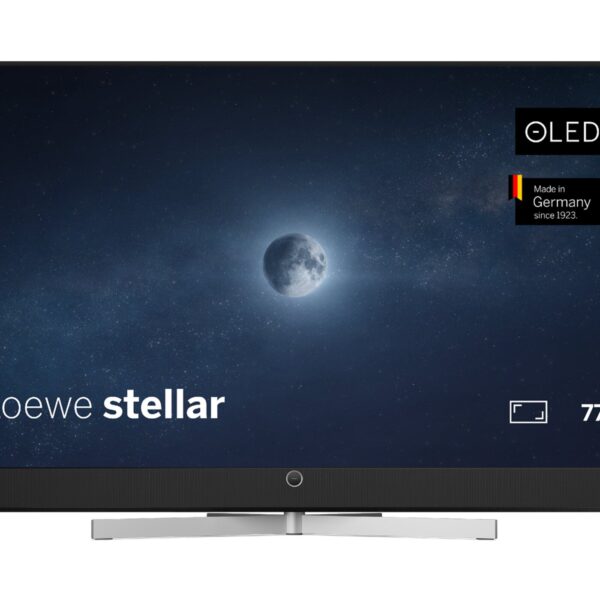 Loewe stellar 77 dr+ VIDAA alu black + black – 77 Zoll OLED-TV