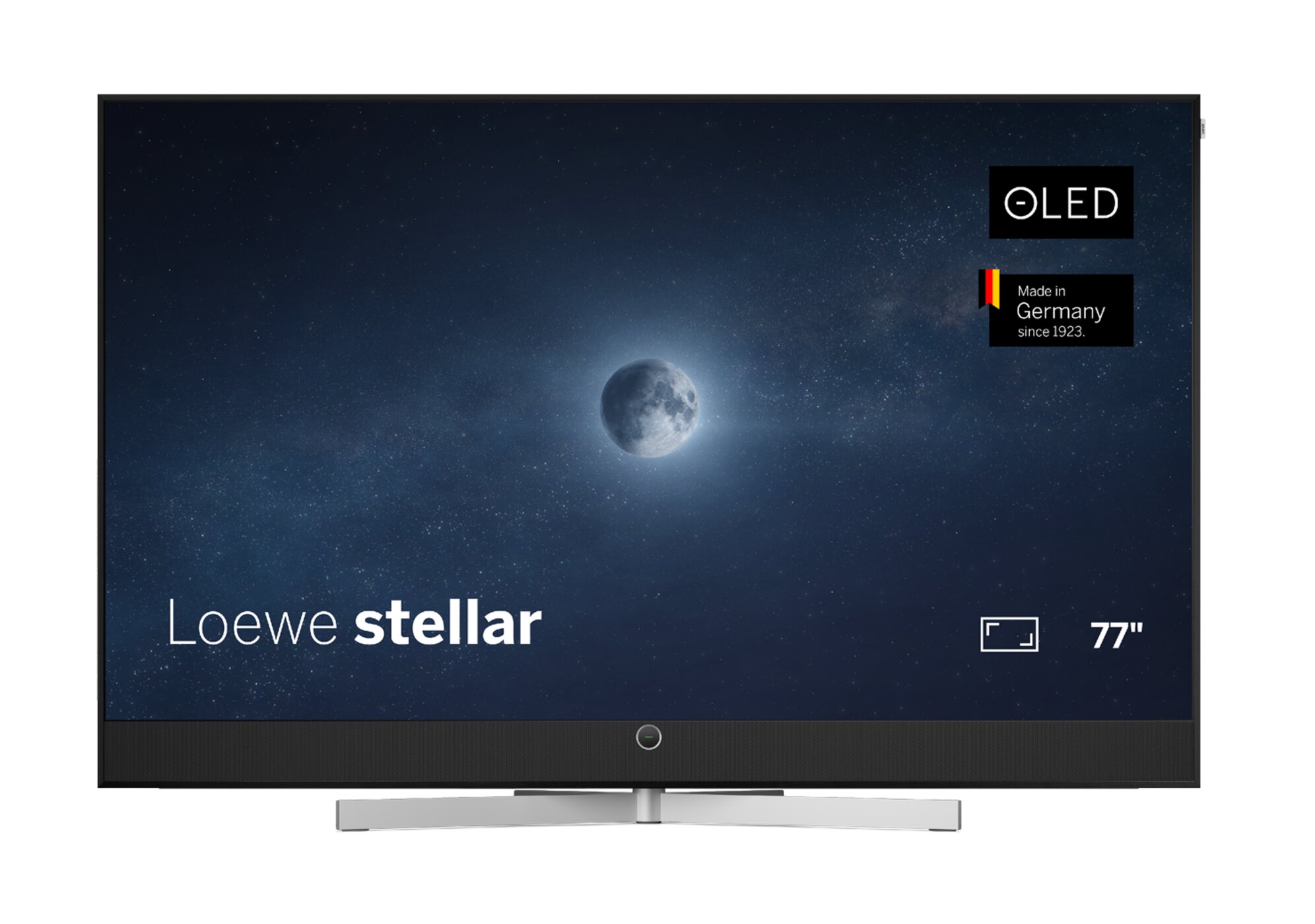 Loewe stellar 77 dr+ VIDAA alu black + black – 77 Zoll OLED-TV