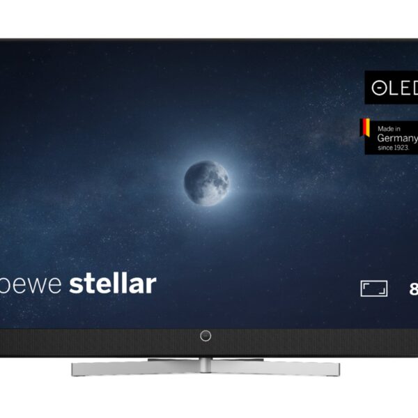 Loewe stellar 83 dr+ VIDAA alu black + black – 83 Zoll OLED-TV