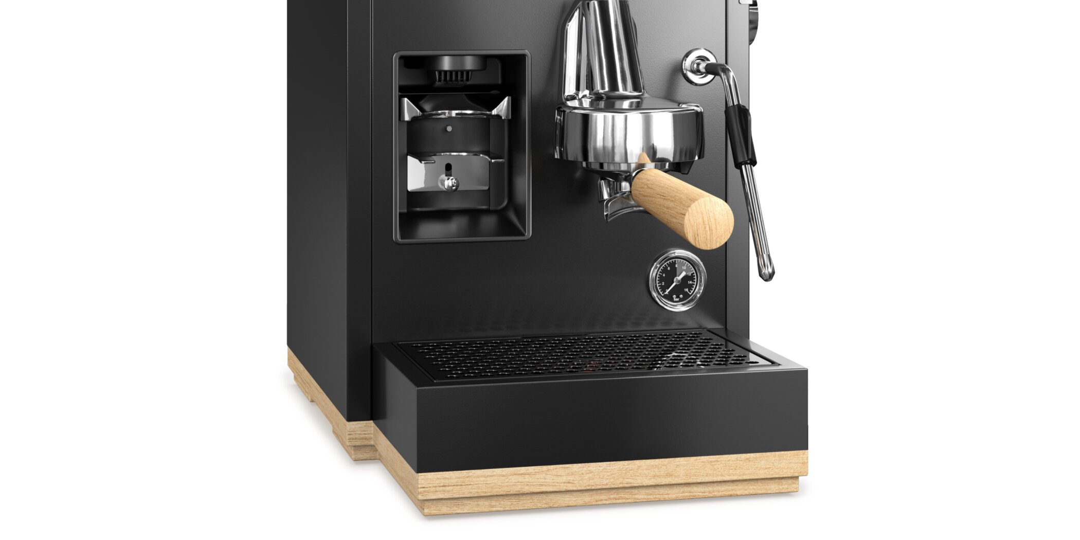 Loewe aura.pure – Siebträger-Espressomaschine mit Mahlwerk – Bild 3